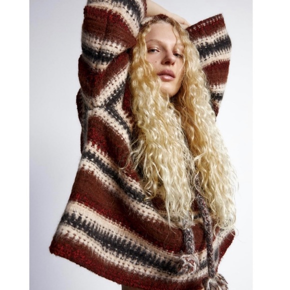 NWT ZARA WOOL ALPACA SWEATER LIMITED EDITION SIZE M 0021/126/104 - Picture 2 of 13